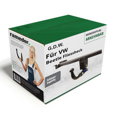 G.D.W. Anhängerkupplung abnehmbar für VW Beetle Fliessheck 08.2003-09.2011 AHK