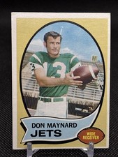 1970 Topps Football #254 Don Maynard - NFL New York Jets