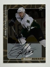 2002 In the Game #82 Brenden Morrow Signature Series Auto AR103