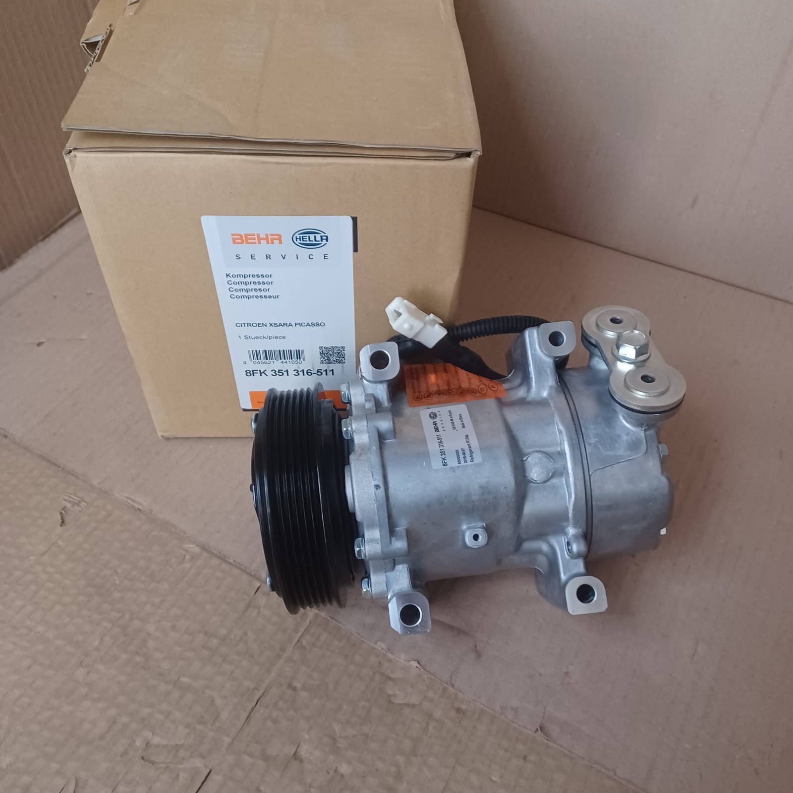 Compresseur de climatisation pour Peugeot 206 2.0 S16 et Xsara 136cv