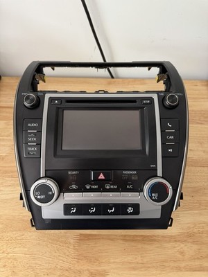 2012-2014 Toyota Camry Radio CD Player Touch Screen OEM  w/ AC Trim