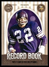 Paul Krause 2019 Panini Legacy #RB-PK Vikings Insert ? SEE SCAN! FREE SHIPPING