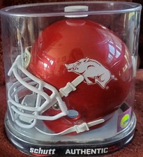 BRAND NEW Arkansas Razorbacks Football Mini Helmet Unsigned NCAA Schutt Logo