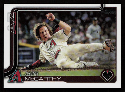 Jake McCarthy 2025 Topps Series 1 #243 Arizona Diamondbacks Baseball Card