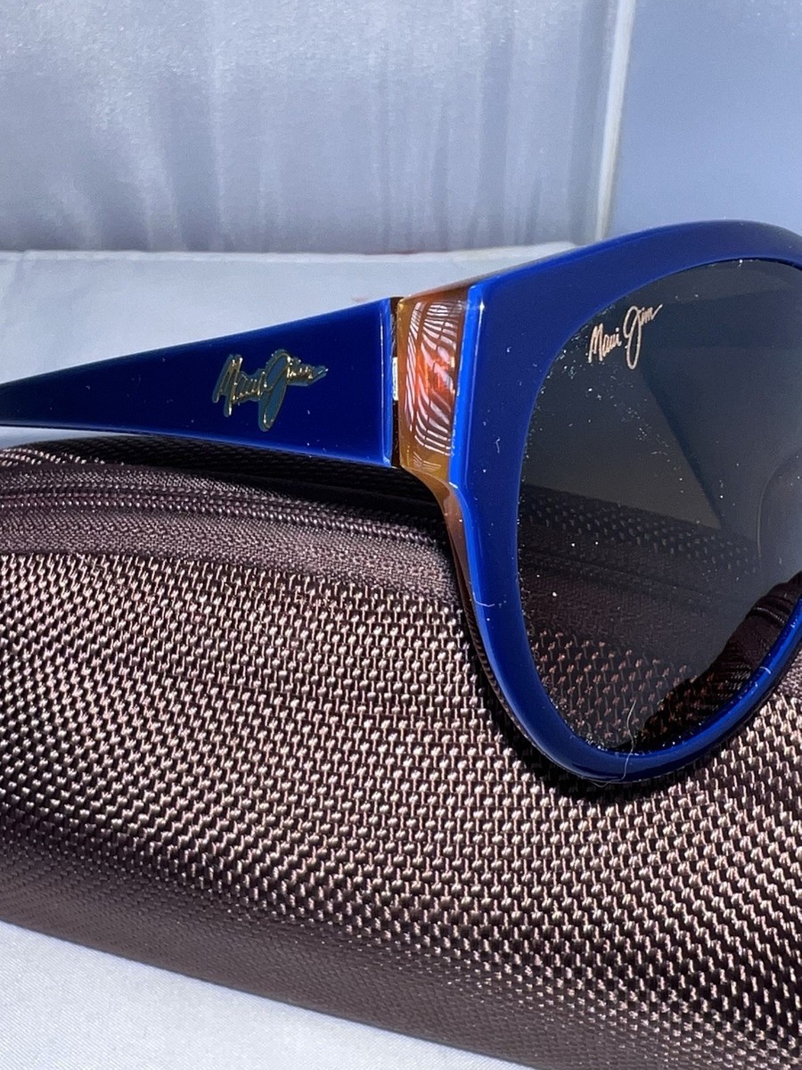 Maui Jim Venus Pools Sunglasses MJ 100-03D Made in Italy Maui Jim Venus Pools MJ 100 03D Blue & Rootbeer - Bronze HCL  main image 3