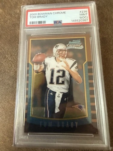 2000 Bowman Chrome Tom Brady #236 (RC) PSA 9 (OC)
