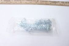 Hampton Wright Spring Chain Door Stop Zinc Steel 5-1/4" x 18" V11