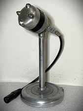 Vintage 1950's American Mic Co D4AT Dynamic Microphone, working w/stand  cable