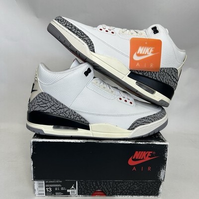 Nike Air Jordan 3 Retro OG Reimagined  White Cement  DN3707-100 Men s 13 New