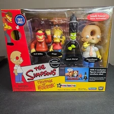 NIB Simpsons IntelliTronic Treehouse of Horror Ironic Punishment Talking Figure