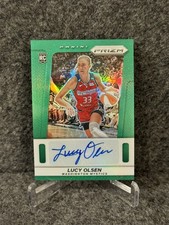 2025 Prizm WNBA Lucy Olsen Green Prizm Auto #TB-LO 