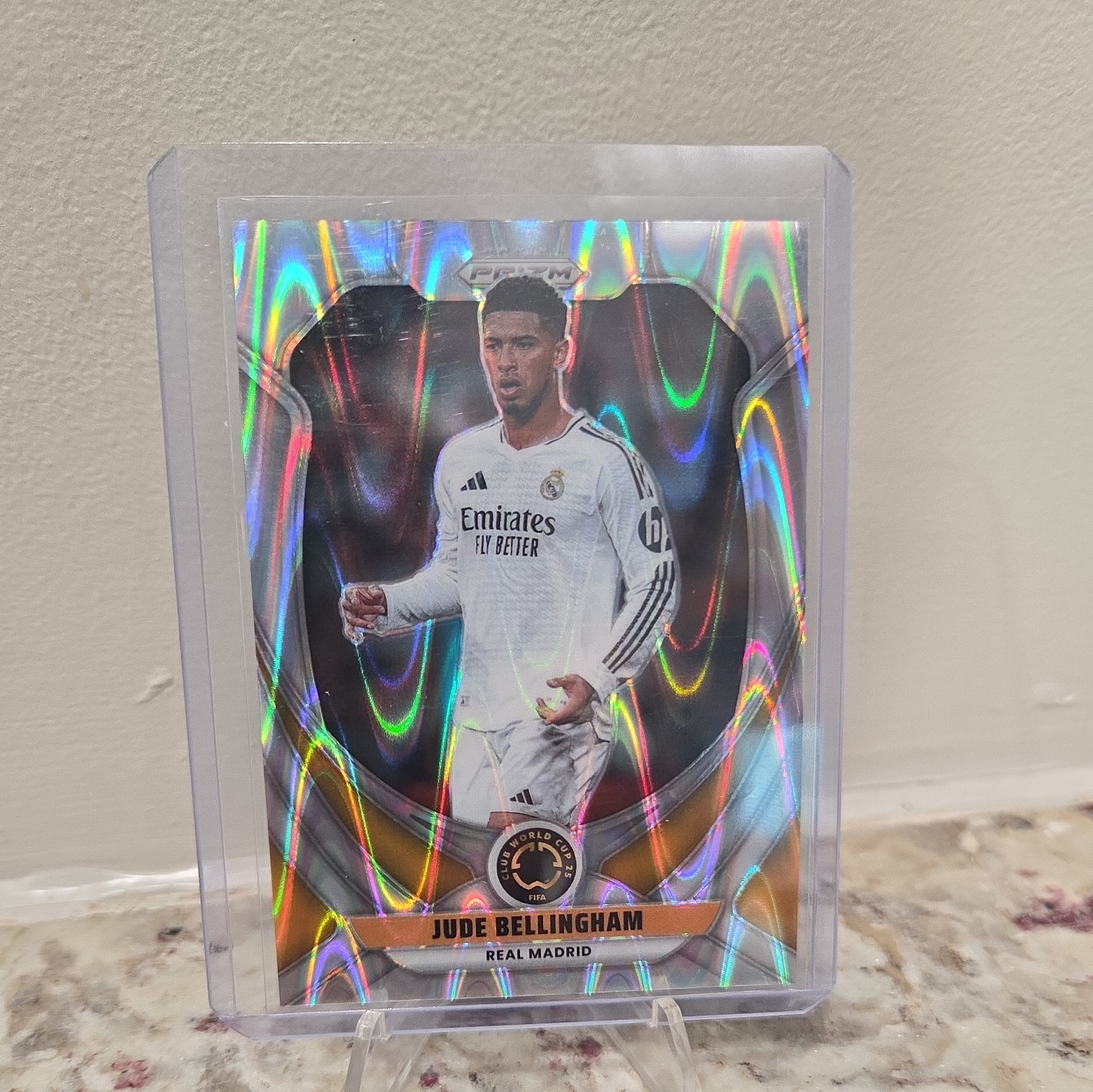 2025 Panini Prizm FIFA Club World Cup Jude Bellingham #163 Seismic Prizm Card NM