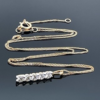 KETTE & ANHÄNGER 585/GELBGOLD MIT BRILLANTEN (CA. 0 50 CT.)& SMARAGD SCHMUCKJAGD