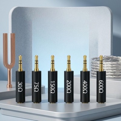 3,5 mm Kopfhörer Impedanz Adapter für 30 Ohm und 75 Ohm Kopfhörer