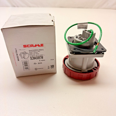 Scame SCM430R7W Pin And Sleeve Flush Mounting Socket 30A New In Box