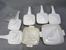 Vintage IRWIN White Plastic Pretend Cookware Kitchen