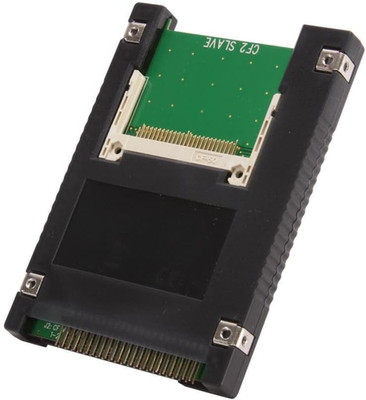 Dual Compact Flash CF to 44 Pin IDE/PATA 2.5'' Adapter Enclosure, Black SD-ADA450