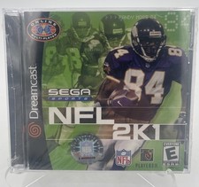 NFL 2K1 (Sega Dreamcast, 2001) Not For Resale - Sealed Brand New