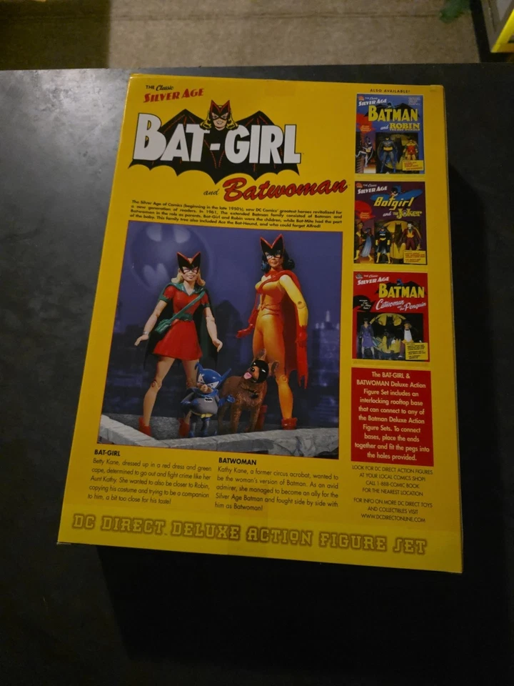 DC Direct The Classic Silver Age BAT-GIRL and BATWOMAN Batman Action Figure Set - Image 2 of 2