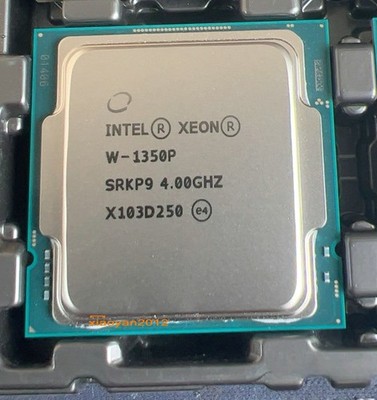 Intel Xeon W-1350P 4.0Ghz 6-Core 12-Thread 12M 125W LGA1200 SRKP9 CPU Processor