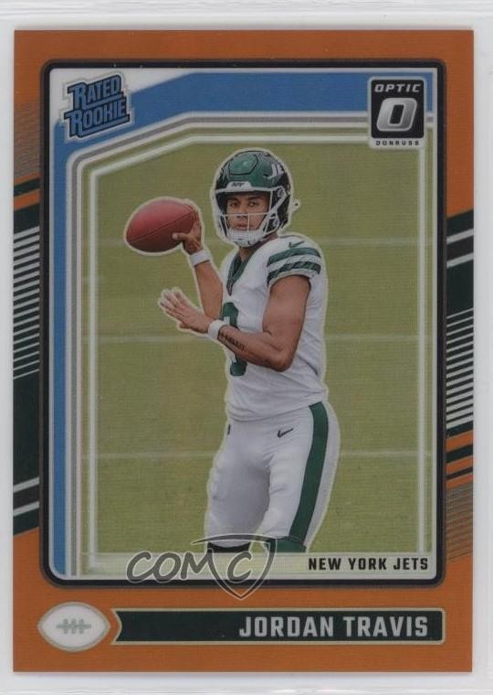 2024 Panini Donruss Optic Rated Orange Prizm /249 Jordan Travis #260 Rookie RC