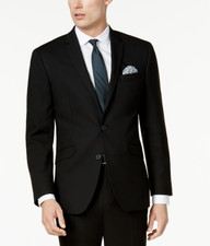 Kenneth Cole Reaction Men Ready Flex Suit Jacket Black Size 40R NewDefect 