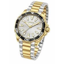 Invicta Diver Meridian Men's Watch 46mm Two Tone White Dial 69237 New