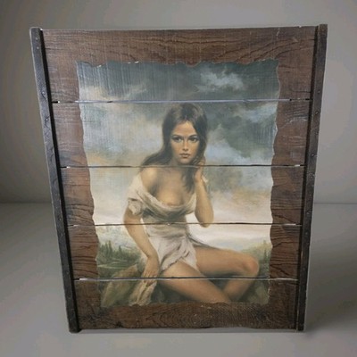Vtg Broken Silence by Vinciata Raisin Board by Kan King 24''x28.5'' W/ Paperwork
