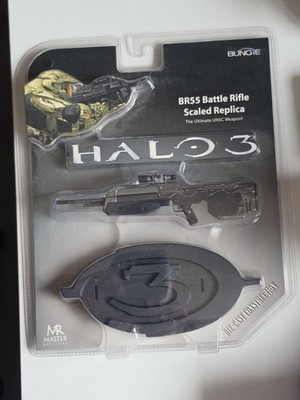 Halo 3 BR55 And Covenant Carbine Diecast Replicas bungie gaming 