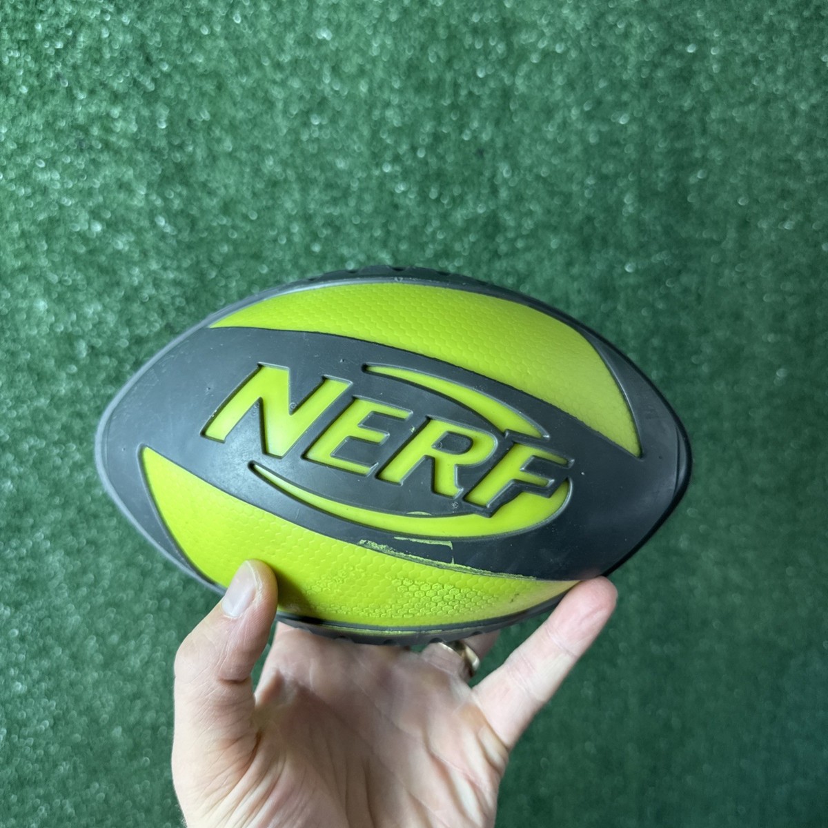 NERF Sports Dude Perfect DP Smash Ultra Grip Football Weatherproof