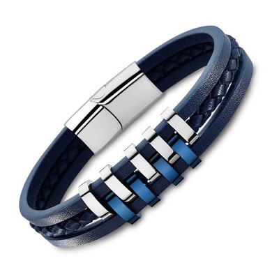 Lotus Style Armband Herren LS1838-2/2 Edelstahl silber blau Schmuck JLS1838-2-2