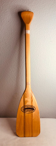 Pair of Feather Brand Canoe Paddles Length 29 1/2" Caviness Woodworking Co.