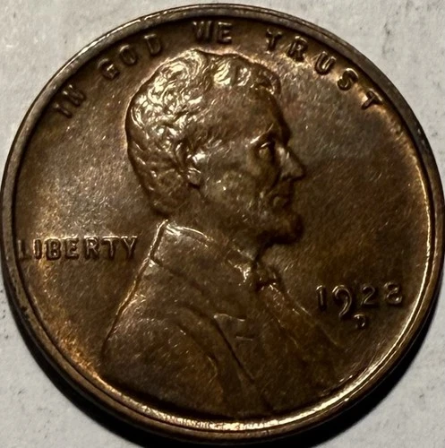 1928 D Lincoln Wheat Cent - XF/AU - #1910