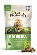 Pet Naturals Hairball Relief for Cats, 160 Chicken Liver 160 Chews, Cats