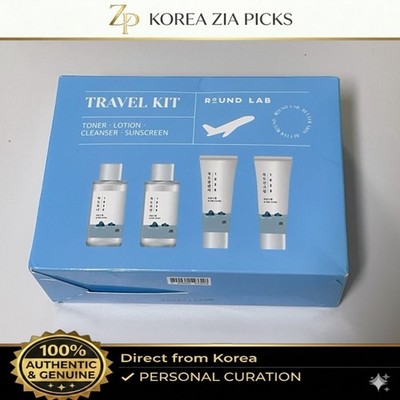 Round Lab 1025 Dokdo Travel Kit Toner Lotion Sonnencreme Reiniger K-Beauty