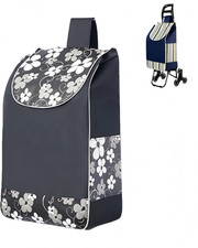 Borsa per La Spesa in Tessuto Oxford, Borsa Di Ricambio Pieghevole per Carrello,