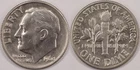 United States 1968 10 Cents Roosevelt Dime KM#195a Clad Torch Olive Oak Branches