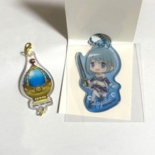 Puella Magi Madoka Magica Soft Keychain Acrylic Charm Sayaka Set japan Anime Tra