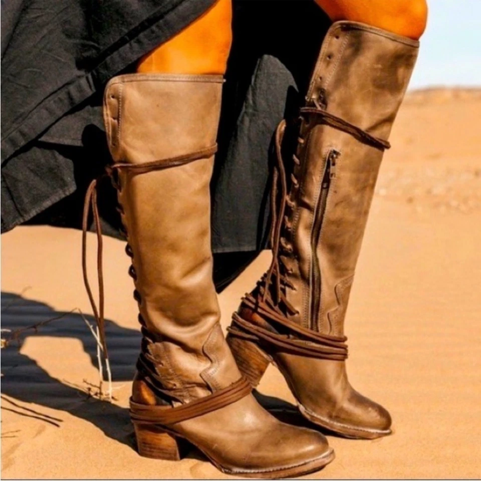 Кожаные ботинки Freebird от Steven Coal на шнуровке - Изображение 2 из 4