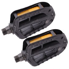  Pedali bici bambini pedali azzurro rosa riflettori a raggi bici