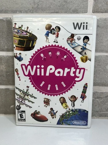 Wii Party (Nintendo Wii, 2010) Complete W/ Manual CIB Tested & Working