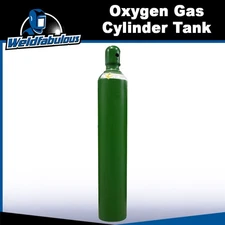 125 cu/ft Oxygen Welding Gas Cylinder Tank CGA 540 - FULL