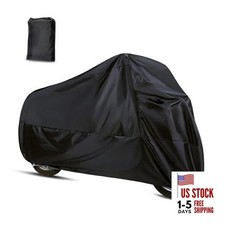 Motorcycle Cover for All Seasons, Full Coverage Waterproof Sun Protection