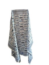 India Hand Block Print 100% Pure Cotton Beautiful Fish Printed Sarong Women B...