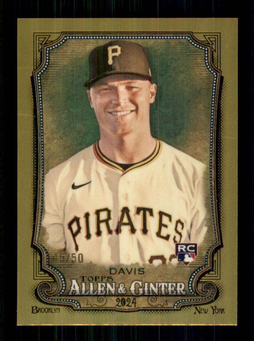 2024 Topps Allen & Ginter Henry Davis RC Gold Chrome /50 Pittsburgh Pirates #4