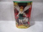 Vintage Mattel Barbie Holiday Sparkle Tinkerbell Peter Pan Doll New in Box 1999