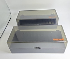 2-Cassette 12 Tape Carry Vintage Maxwell Cases 24 Total Holder Storage 80s