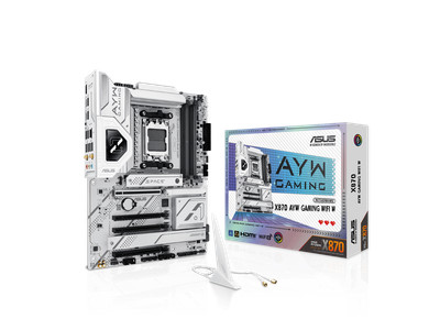 ASUS X870 AYW GAMING WIFI W AMD X870 AM5 ATX motherboard, 12+2+1 80A DrMOS power