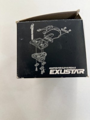 Adaptateur Exustar E-SL02A-1 - Cale-pieds Avec Sangles - Pour Pédales De Vélo Route/Hybride