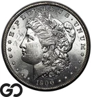 1900-O Morgan Silver Dollar Coin, Lustrous Choice BU++/Near Gem Blazer